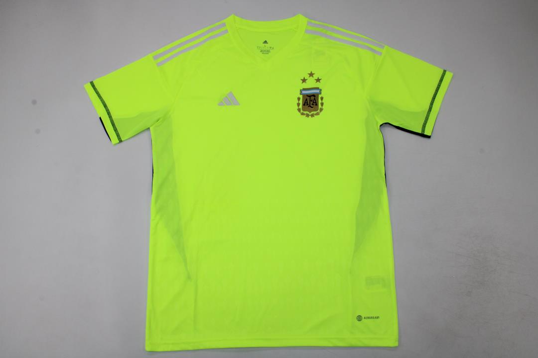 AAA Quality Argentina 2022 World Cup GK Green 3 Stars Jersey